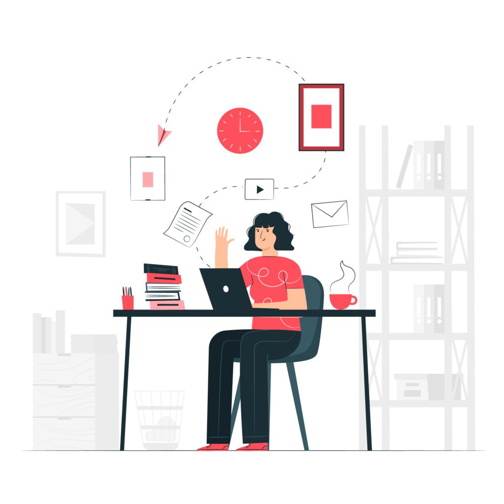 work-from-home-vector-art