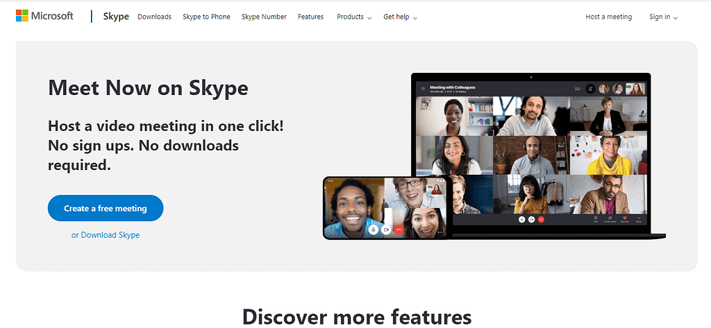 remote working tools - Skype
