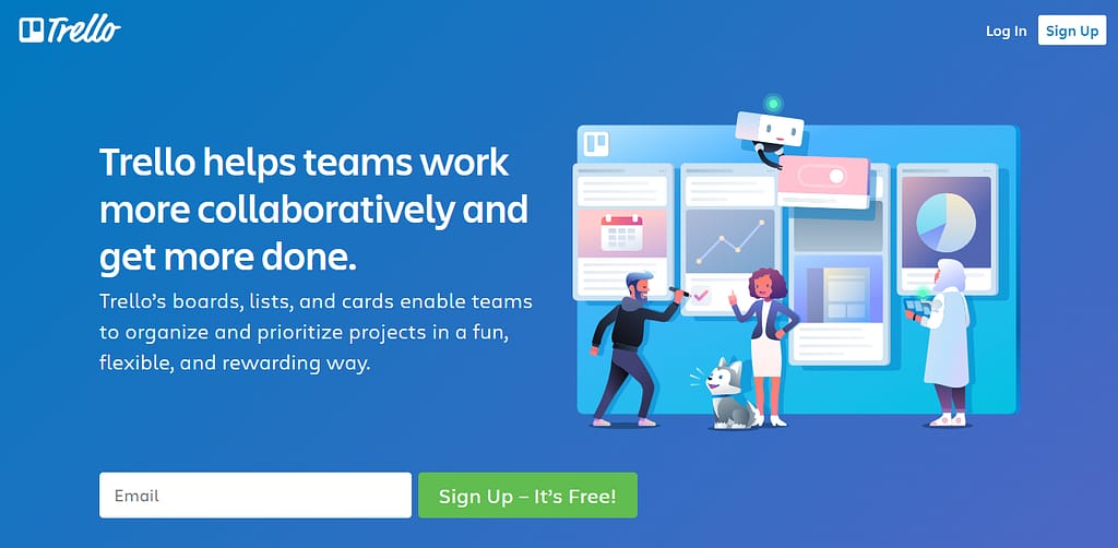 remote working tools - Trello