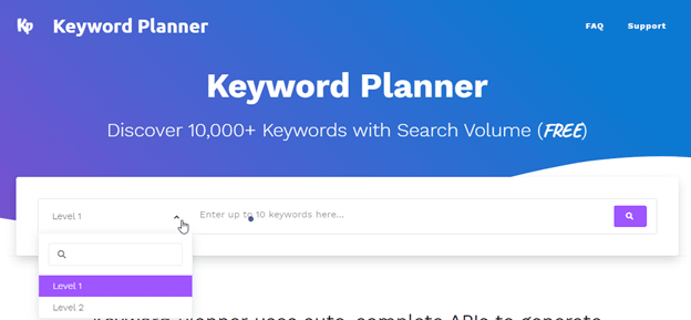 free keyword research tools - Keyword Planner