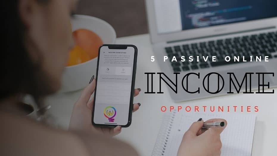 passive online income opportunities - blog featured image